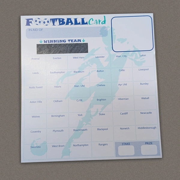  Football - Scratch - Cards - 120x130mm