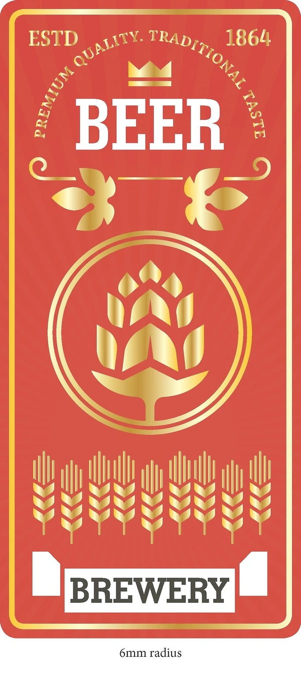  3rd - A4 6mm - Radius - Scaled